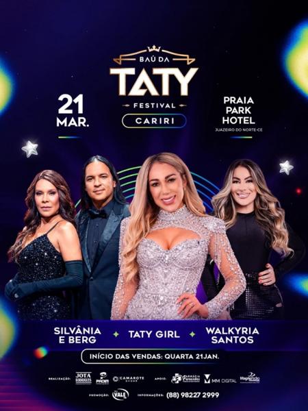 Taty Girl, Silvânia & Berg e Walkyria Santos - Baú da Taty