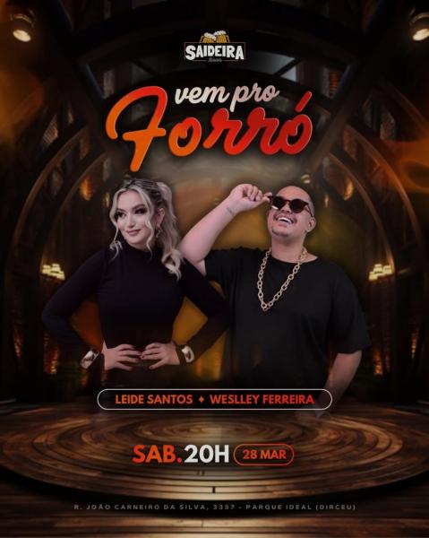 Leide Santos e Weslley Ferreira