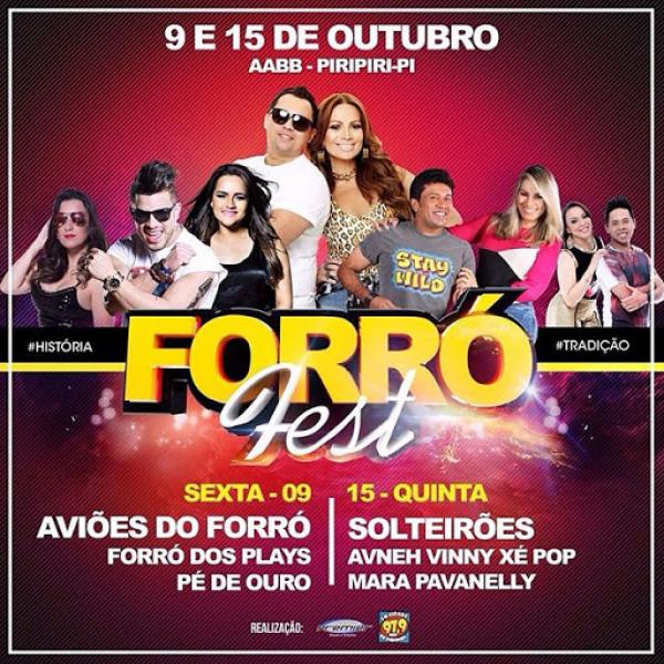 Solteirões do Forró, Avneh Vinny Xé Pop e Mara Pavanelly - Forró Fest