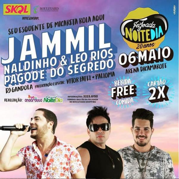 Jammil, Naldinho & Leo Rios e Pagode do Segredo - Feijoada NoiteDia