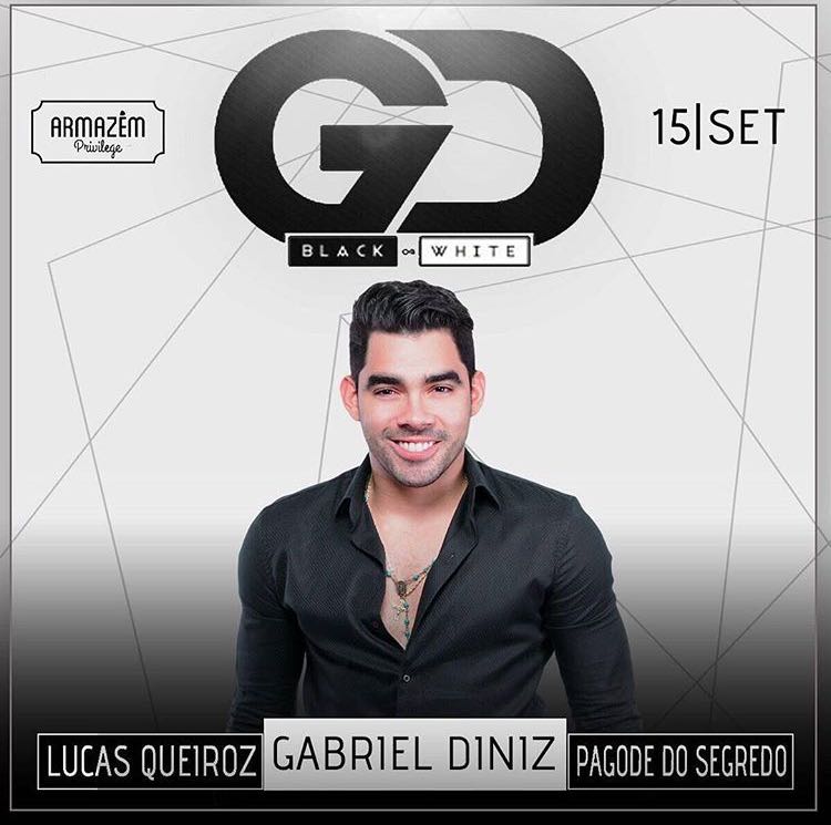 Gabriel Diniz, Lucas Queiroz e Pagode do Segredo - GD Black or White