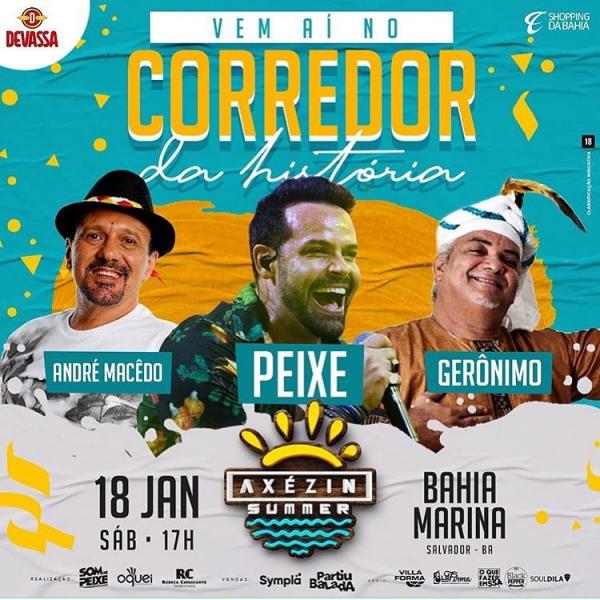 André Macêdo, Peixe e Gerônimo - Corredor da História