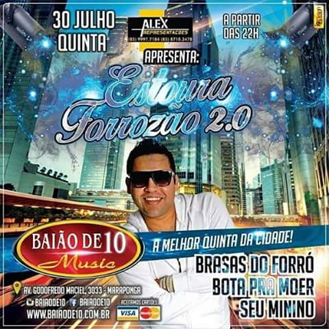 Brasas do Forró, Bota pra Moer e Seu Minino - Estoura Forrozão