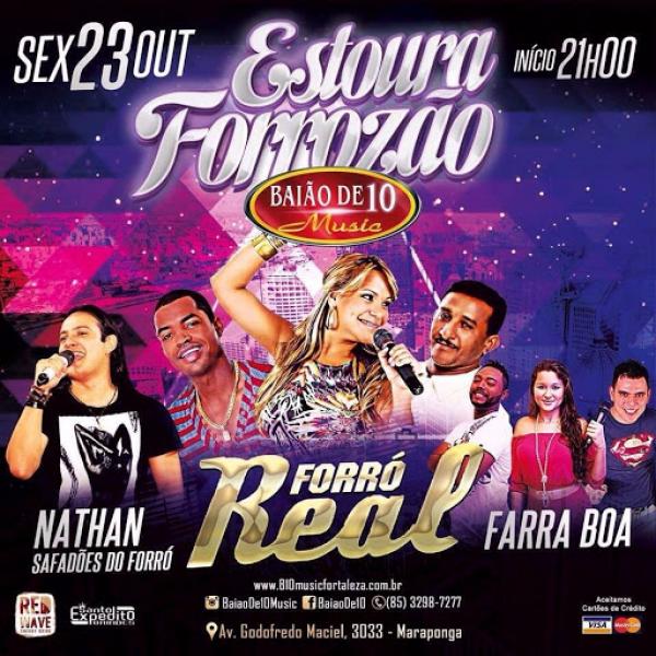 Nathan e Safadões do Forró, Forró Real e Farra Boa - Estoura Forrozão