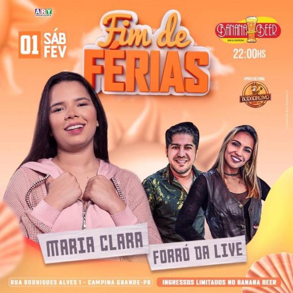 Maria Clara e Forró da Live - Fim de Férias