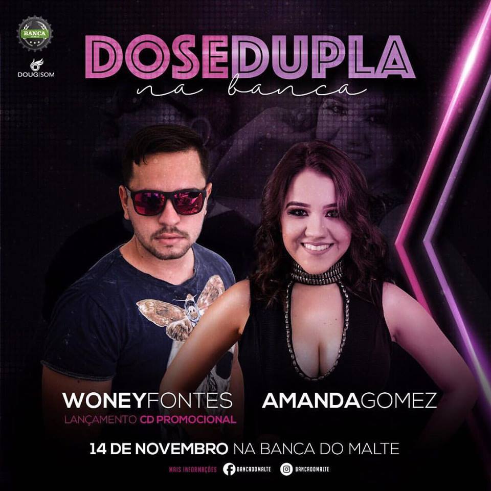 Woney Fontes e Amanda Gomez