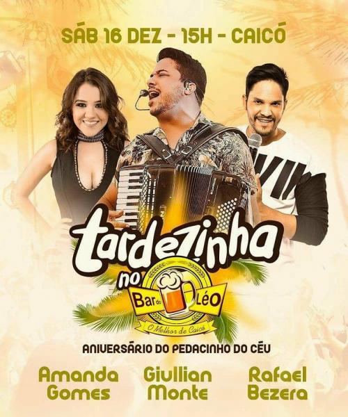Amanda Gomes, Giullian Monte e Rafael Bezerra - Tardezinha no Bar do Léo