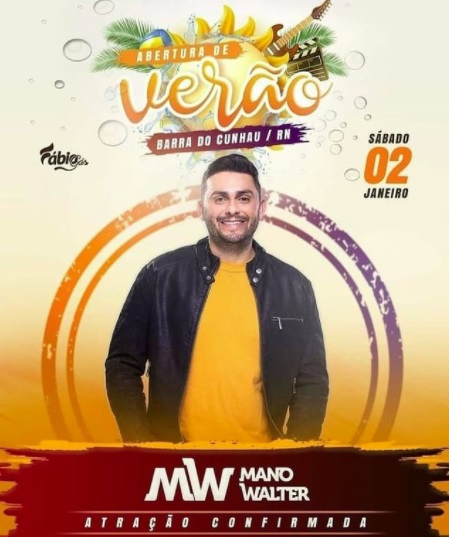 Mano Walter - Abertura do Verão de Barra de Cunhaú