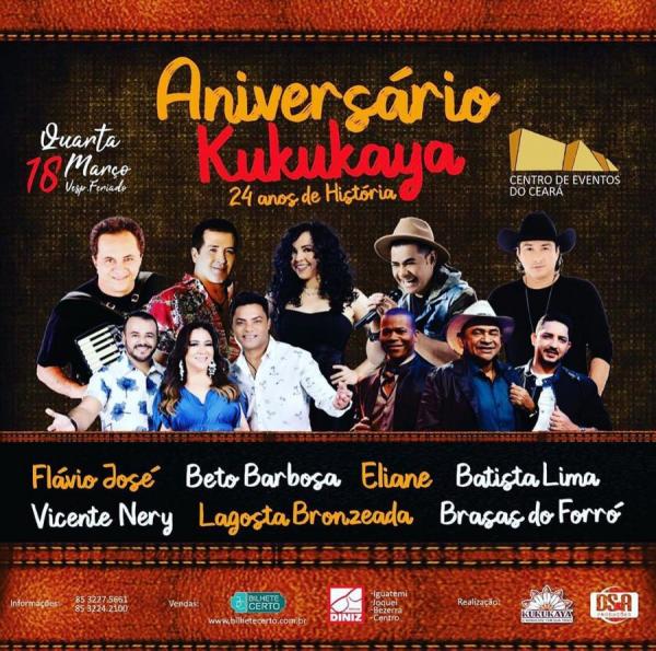 SUSPENSO - Flávio José, Beto Barbosa, Eliane, Batista Lima, Vicente Nery, Lagosta Bronzeada e Brasas do Forró - Aniversário Kukukaya