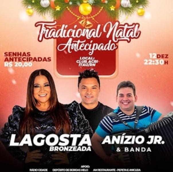 Lagosta Bronzeada e Anízio Jr. & Banda - Tradicional Natal Antecipado