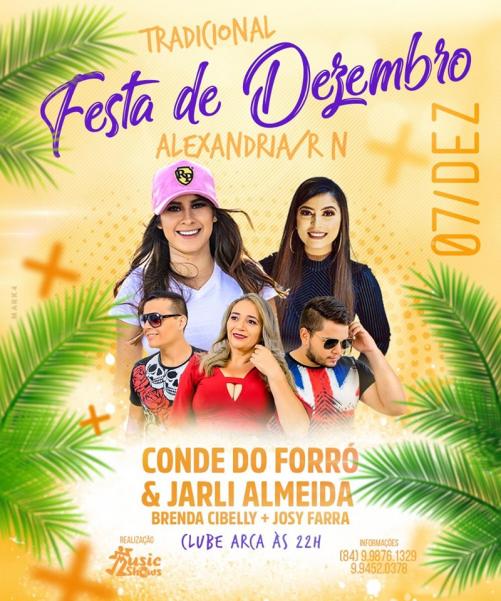 Conde do Forró & Jarli Almeida, Brenda Cibelly e Josy Farra - Festa de Dezembro