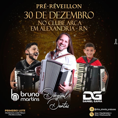 Bruno Martins, Dorgival Dantas e Daniel Gama