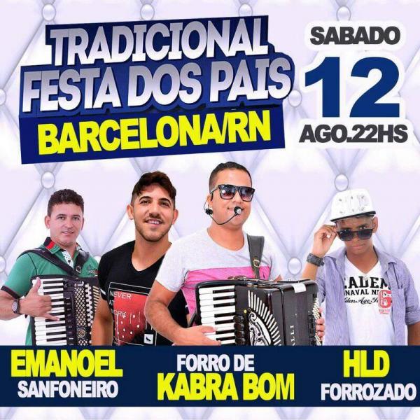 Emanoel Sanfoneiro, Forró de Kabra Bom e HLD Forrozado - Festa dos Pais