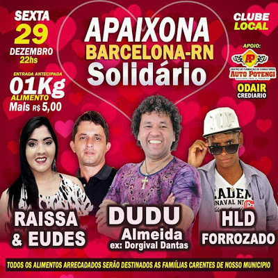 Raissa & Eudes, Dudu Almeida e HLD Forrozado - Apaixona Barcelona Solidário