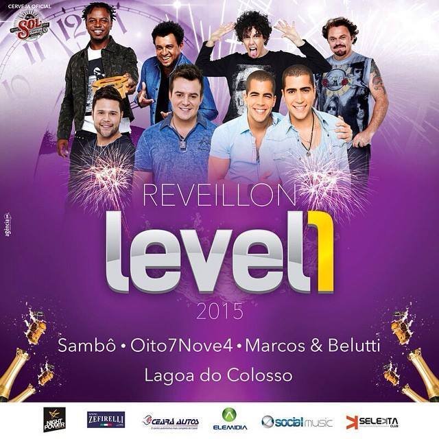 Sambô, Oito7Nove4 e Marcos & Belutti - reveillon Level1