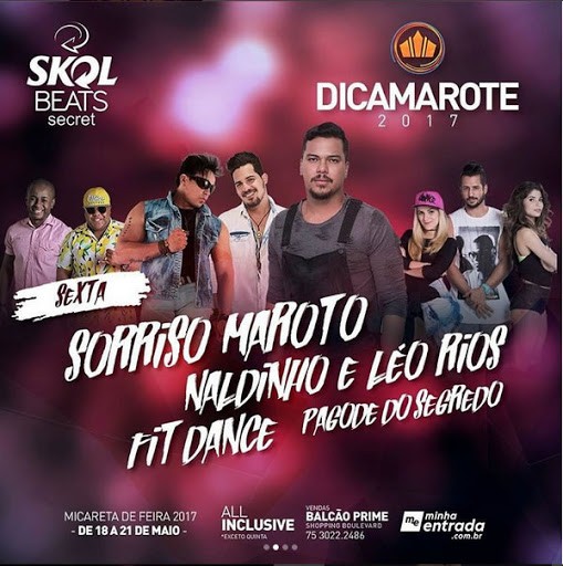 Sorriso Maroto, Naldinho e Léo Rios, Fit Dance e Pagode do Segredo