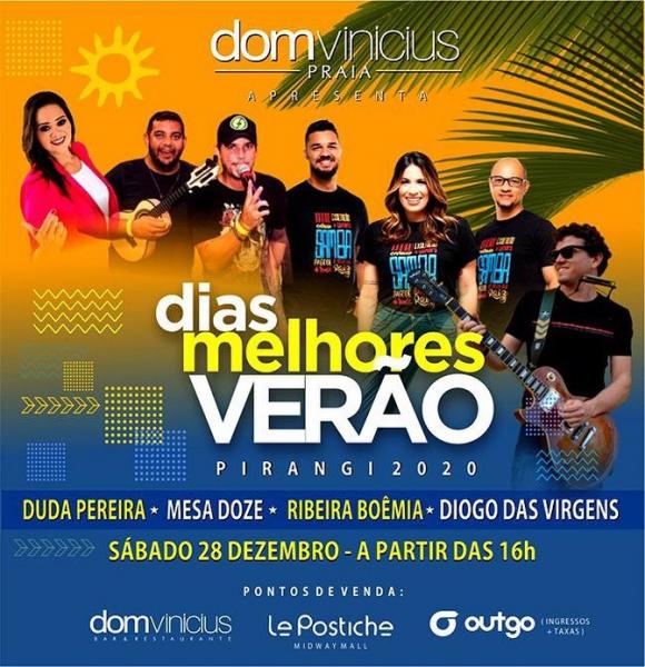 Duda Pereira, Mesa Doze, Ribeira Boêmia e Diogo das Virgens - Dias Melhores Verão