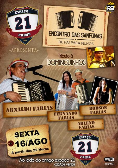 Arnaldo Farias, Fernando Farias, Robson Farias e Arleno Farias - Encontro das Sanfonas - De Pai para Filhos - Tributo a Domiguinhos