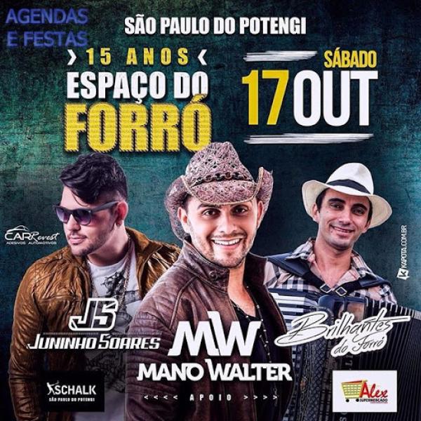 Mano Walter, Juninho Soares e Brilhantes do Forró