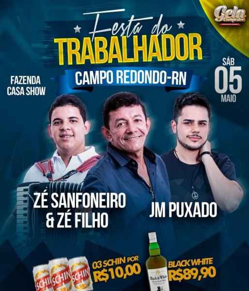 Zé Sanfoneiro & Zé Filho e JM Puxado - Festa do Trabalhador