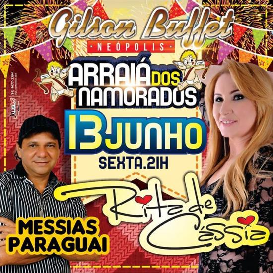 Messias Paraguai e Rita de Cássia - Arraiá dos Namorados