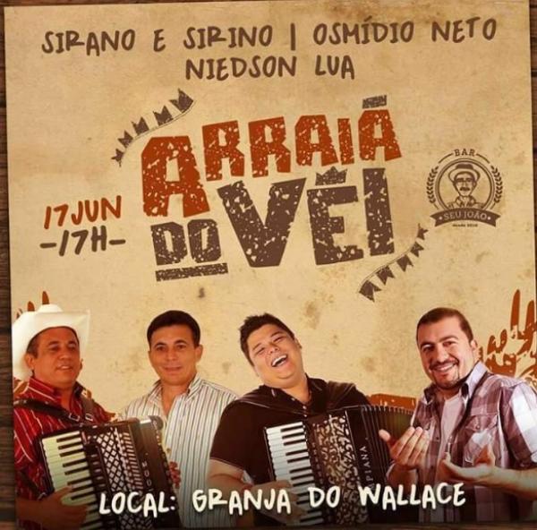 Sirano & Sirino, Osmídio Neto e Niedson Lua - Arraiá do Véi