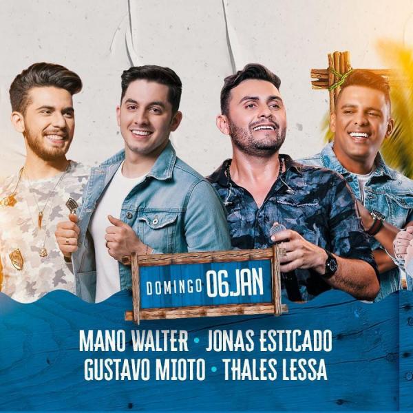 Mano Walter, Jonas Esticado, Gustavo Mioto e Thales Lessa