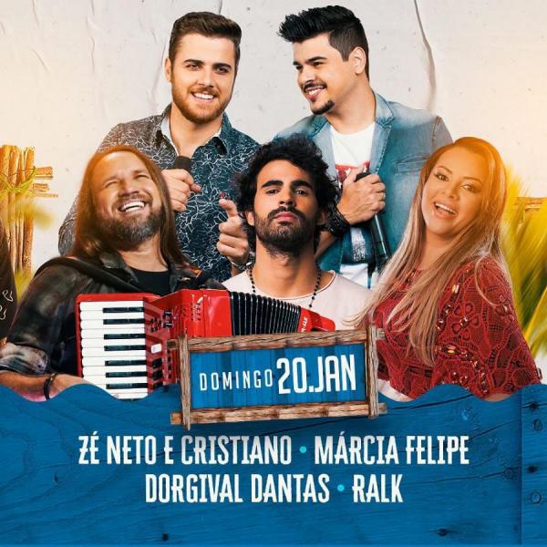 Zé Neto & Cristiano, Márcia Felipe, Dorgival Dantas e Ralk