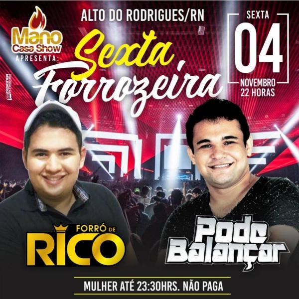 Forró de rico e Pode Balançar - Sexta Forrozeira