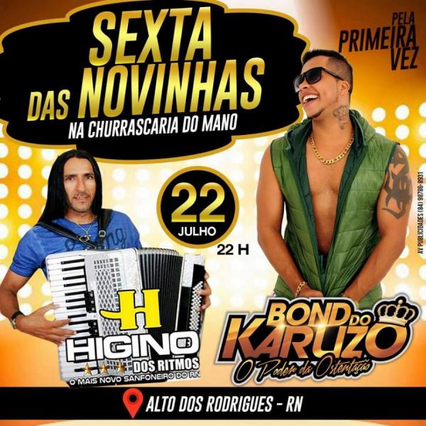 Bond do Karuzo e Higino dos Ritmos - Sexta das Novinhas