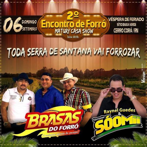 Brasas do Forró e Forrozão SóoMii - 2º Encontro de Forró