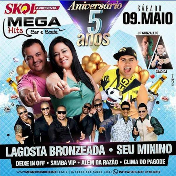 Lagosta Bronzeada, Seu Minino, Deixe em Off, Samba Vip, Além da Razão e Clima do Pagode