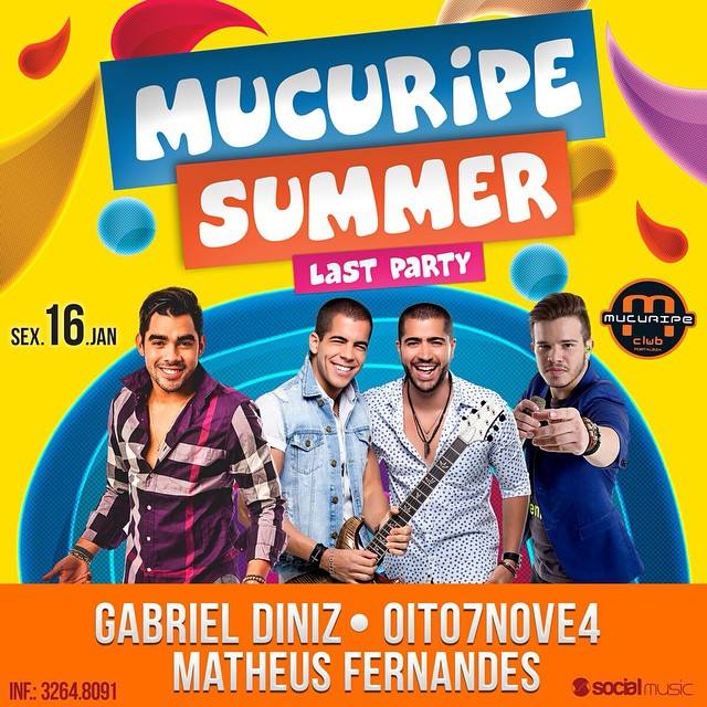 Gabriel Diniz, Oito7Nove4 e Matheus Fernandes - Mucuripe Summer