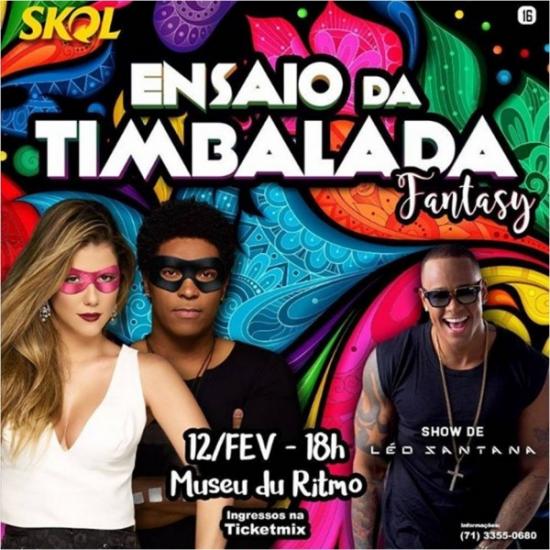 Timbalada, Léo Santana, Millane Hora - Ensaio da Timbalada Fantasy