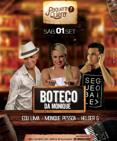 Edu Lima, Monique Pessoa e Helder G. - Boteco da Monique