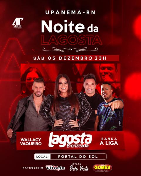 Lagosta Bronzeada, Wallacy Vaqueiro e Banda A Liga - Noite da Lagosta