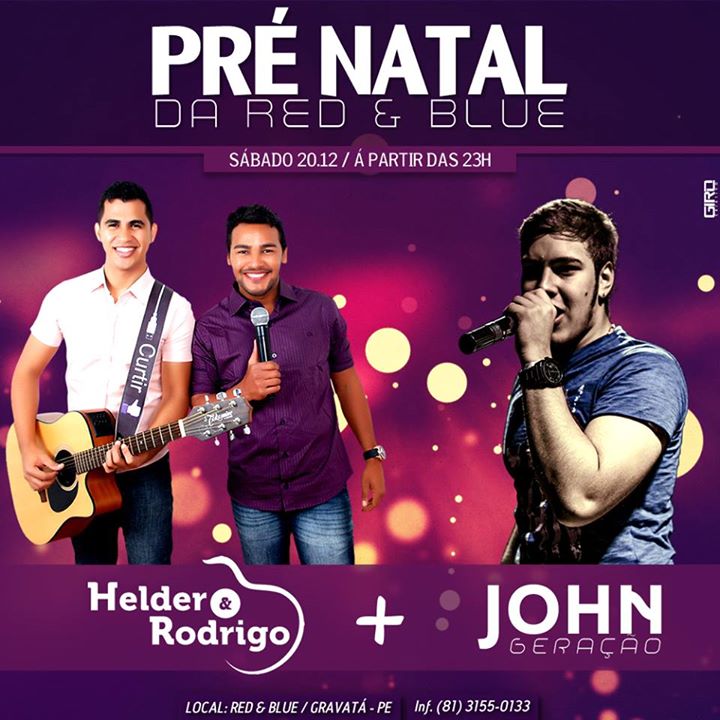 Helder & Rodrigo e John Geração - Pré Natal
