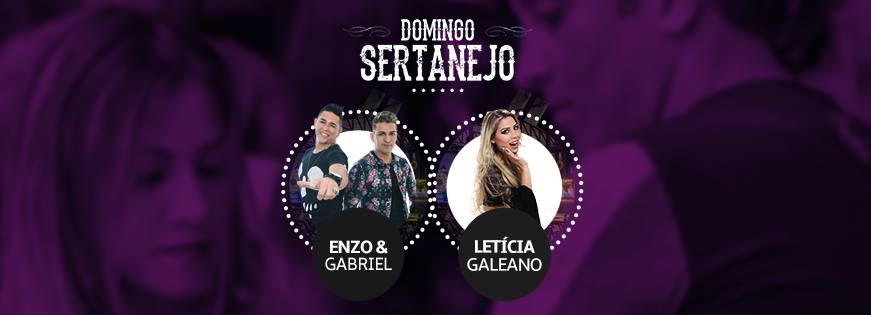 Enzo & Gabriel e Letícia Galeano - Domingo Sertanejo