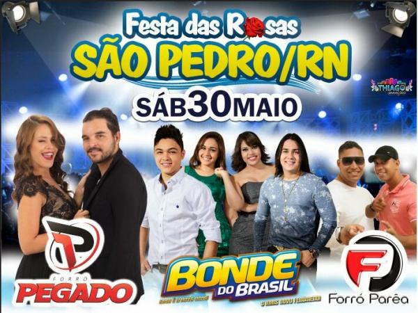 Forró Pegado, Bonde do Brasil e Forró Parêa - Festa das Rosas
