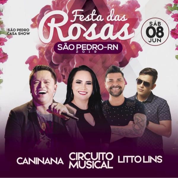 Caninana, Circuito Musical e Litto Lins - Festa das Rosas