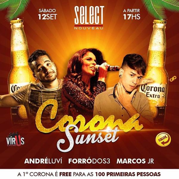 André Lúvi, Foró dos 3 e Marcos Jr. - Corona Sunset