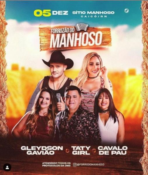 Gleydson Gavião, Taty Girl e Cavalo de Pau - Forrozão do Manhoso