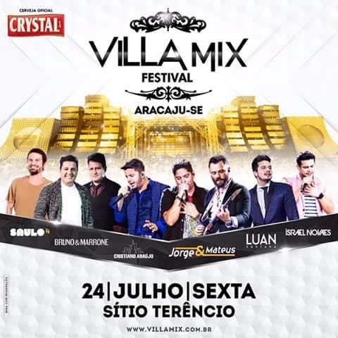 Saulo, Bruno & Marrone, Cristiano Araújo, Jorge & Mateus, Luan Santana e Israel Novaes - Villa Mix