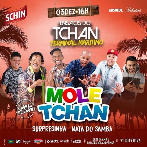 É o Tchan, Molejo, Nata do Samba, Surpresinha - Ensaio do É o Tchan