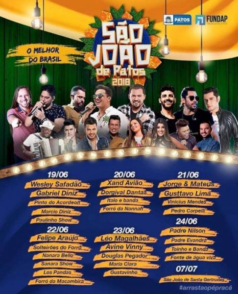 Wesley Safadão, Gabriel Diniz, Pinto do Acordeon, Márcio Diniz e Paulinho Show