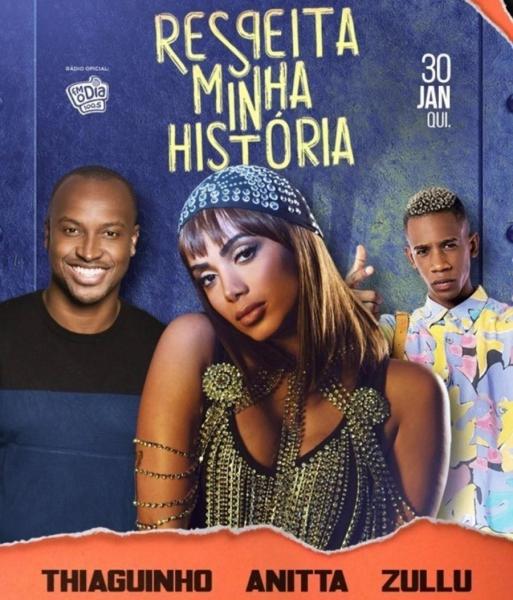 Thiaguinho, Anitta e Zullu