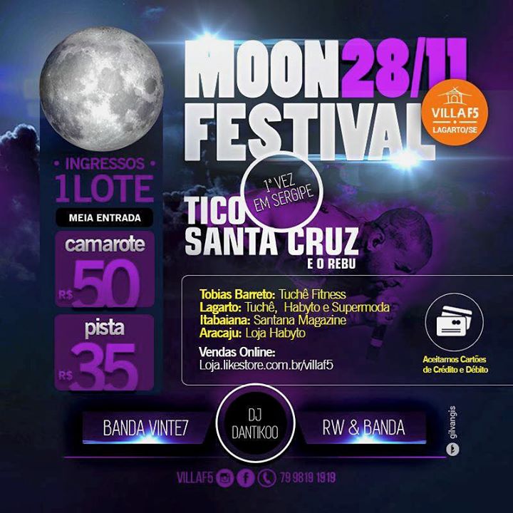 Tico Santa Cruz e o Rebu - Moon Festival