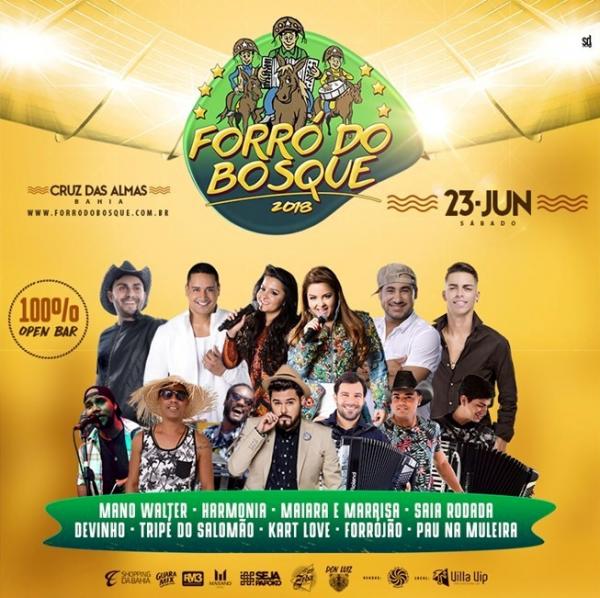 Maiara e Maraisa, Mano Walter, Harmonia, Saia Rodada, Devinho Novaes, Kart Love, Forrojão, Pau na Mulera e Tripé do Salomão - Forró do Bosque