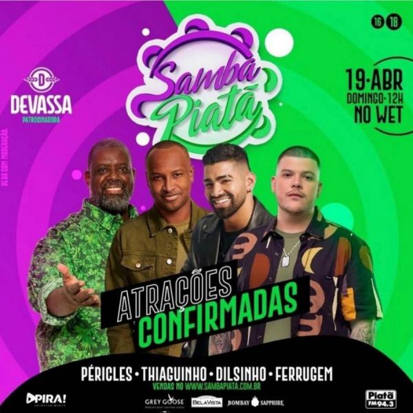 SUSPENSO - Péricles, Dilsinho, Thiaguinho e Ferrugem - Samba Piatã