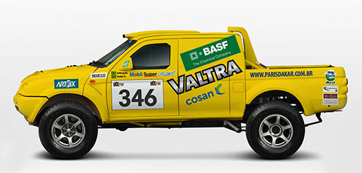 Carro do Valtra Dakar Eco Team